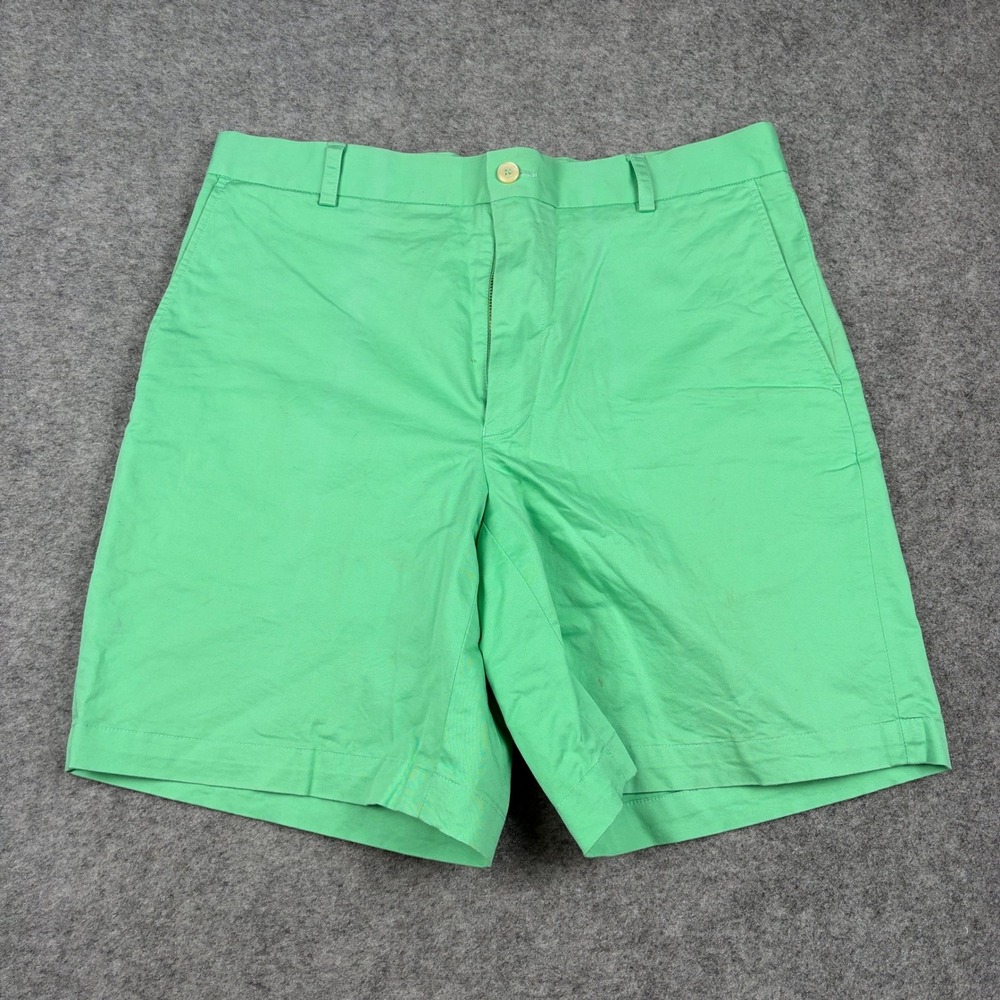 Southern Tide Shorts Mens 35 Green Chino Cotton Stretch Coastal Preppy Adult